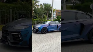 MANSORY Venatus EVO V P900 Coupe, Lambortghini Urus 2 door rolling around the Palm Jumeirah in Dubai