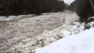 Active Ice Flow Footage