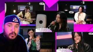 By Jeans - HANNI, MINJI, HYEIN, HAERIN, DANIELLE- COVERS REACTION!!!