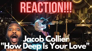 MANLEY'S REACTION | Jacob Collier - How Deep Is Your Love (Live in Fort Lauderdale)