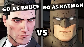 Telltale Batman Episode 2 - VISIT MAYOR HILL AS BRUCE WAYNE vs VISIT AS BATMAN (Batman EP2 Choices)
