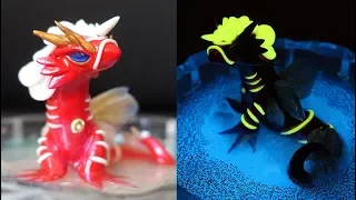 How to Make a Sea Creature/ Dragon | Polymer Clay Tutorial