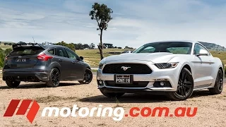 Ford Focus RS v Mustang EcoBoost
