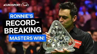 When Ronnie won his SEVENTH Masters title! 🤩 | Eurosport Snooker