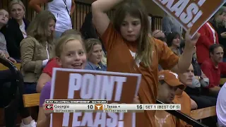 Georgia vs  #1 Texas ( Second Round ) | Women Volleyball Dec 2,2022