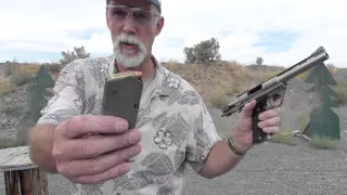 44 Automag pistol.