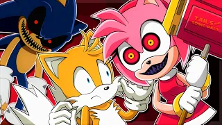 SONIC.EXE HAS POSSESSED AMY? | Tails & Amy Play Sally.EXE Discovery