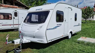 Rulota Sprite Alpine 2009 Off Camping, Boiler Gaz, Panou 100w,Cort,Baterie12v, 11300euro, 0744479749