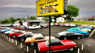 Muscle Car Lot Walk Maple Motors Hotrods 5/17/21 Classic Oldschool Rides For Sale Weekly Update