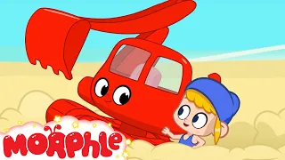 Four Hours of Morphle! The Red Excavator | @MorphleTV | Mila and Morphle | Kids Cartoons
