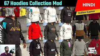 GTA 5 -Install Franklin 67 Hoodies Collection Mod (Fila, Supreme, Gucci, ellesse, Lacoste, Nike Air)