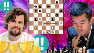 Commendatory chess game | Ding Liren vs Magnus Carlsen 7