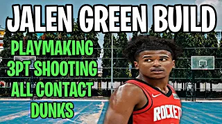 BEST JALEN GREEN BUILD 2K22 NEXT GEN (BEST ATHLETIC FINISHER WITH 3PT SHOOTING & ALL CONTACT DUNKS)