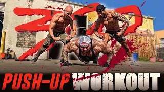 300 REP Push-up Workout | Michael Vazquez | Frank Medrano | Big Boy