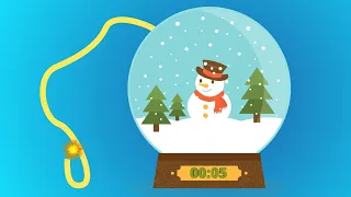 1 Minute Timer Bomb 💣 Christmas Cartoon Explosion 💥 (8K Countdown)