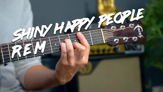 R.E.M. - Shiny Happy People guitar lesson tutorial