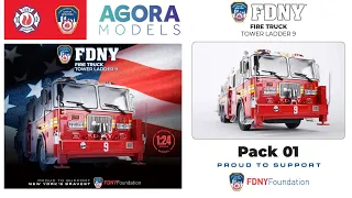 FDNY Tower Ladder 9 stages 1 to 8