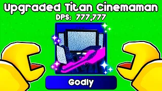 How To Unlock The GODLY Titan Cineman In Toilet Tower Defense