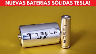 NUEVAS Tesla 4680: Baterías en estado SÓLIDO!