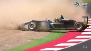 Peter Li Zhi Cong Huge Crash 2016 FIA Formula 3 espetacular acidente