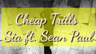 Cheap Thrills - Sia ft. Sean Paul (lyrics)