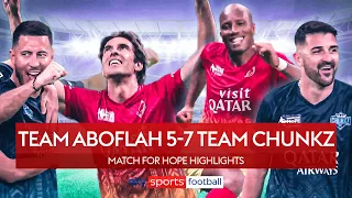 Hazard and Drogba shine in match for hope | Team Aboflah 5-7 Team Chunkz | Match 4 Hope Highlights