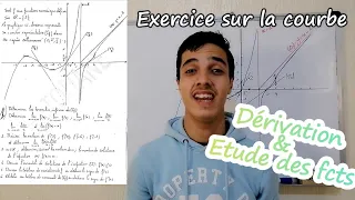 🔥Exercice sur la courbe: Dérivation & Etude des fonctions 1bac Sm & Ex