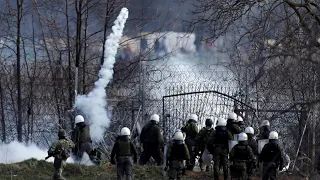 Einsatz von Rauch- und Tränengas an griechisch-türkischer Grenze