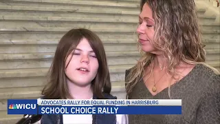 Advocates Rally for Equal Funding in Harrisburg