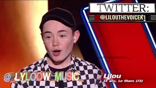 Lilou (Instagram : @_lyloow_music_) the voice kids 13/09/19