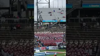 Auburn university band playing auburn fight song.