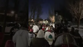 Freiheitskämpfer aus der Schweiz bei Demo in Gleisdorf am 17.12.2021 🐨🇨🇭