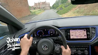 VW T-Roc R 300 HP POV TEST DRIVE (RAIN)