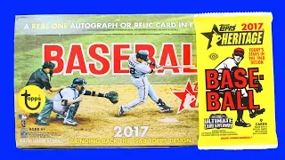 2017 Topps Heritage Baseball Cards Hobby Box Opening Pack Break Possible Aaron Judge Cody Bellinger