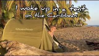 I Woke Up in a Tent on the Caribbean | Camping in Puerto Viejo, Costa Rica