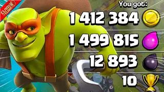 How I Find so Many Million Million Loot Raids! - Clash of Clans