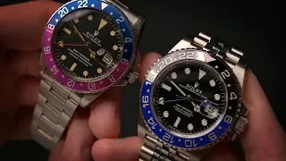 A Look at Nearly Every GMT Master Over the Years | Old vs New GMT Master II Batman