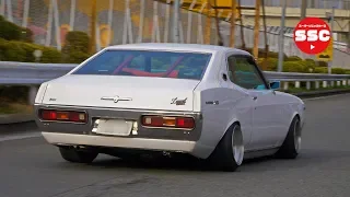 【Straight pipe exhaust Ep1】Nasty old cars and Bosozoku cars in Daikoku PA.