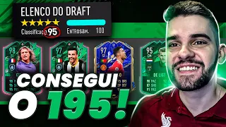 AAAA CONSEGUI O 195 no FUT DRAFT! CHEGAMOS MAIS UMA VEZ NO RECORDE MUNDIAL! FIFA 22