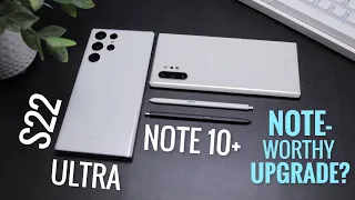 Samsung Galaxy S22 Ultra Vs Note 10 Plus - FULL Comparison + Camera Review (Must Watch!)