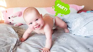 Try Not To Laugh with Babies Fart Gone Wild - Funny Baby Videos