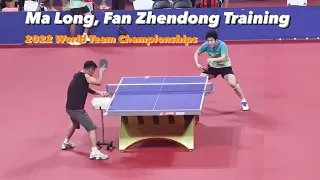 Ma Long, Fan Zhendong & Lin Gaoyuan Training | 2022 ITTF World Team Championships