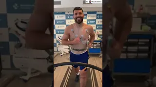 Sergio Aguero Having Medical Exams Ahead of His Presantation in Barcelona 💫💫💫