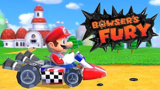 What Happens  if you play Mario Kart in Super Mario 3D World + Bowser's Fury?