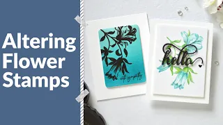 How to Make 2 FLORAL Silhouette Cards | Altenew Take 2 With Therese