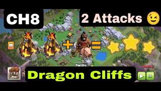 How to 2 Hit Dragon Cliffs EVERYTIME during Raid Weekend in Clash of Clans | coc |