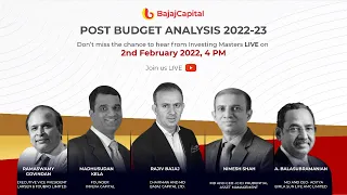 Post-Budget Analysis with Rajiv Bajaj