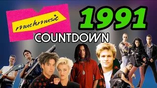 All the Songs from the 1991 MuchMusic Countdown