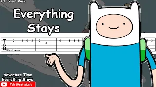 Adventure Time - Everything Stays Guitar Tutorial