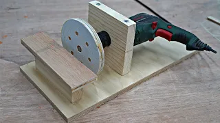 Make A Drill Powered Sander Machine